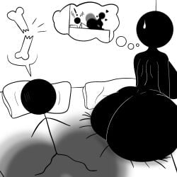 1boy 1girls after_sex ass bed big_ass breasts broken_legs broken_pelvis cowgirl_position curvydoodles death_by_snoo_snoo death_by_snu_snu female huge_ass huge_breasts large_ass male reverse_cowgirl_position sex sexy size_difference stick_figure stickfigure stickman stickwoman voluptuous voluptuous_female