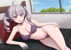 1girls beelceteam belly_button big_ass big_breasts big_butt bikini bikini_top breasts darkraiteam female female_focus female_only gray_hair heels hourglass_figure huge_breasts long_hair maki_furuki maxjharoz periteam red_eyes seductive_look sling_bikini slingshot_swimsuit smile star_shaped_pupils sweat sweating thick_ass thick_legs thick_thighs toned toned_belly twintails twitch voluptuous voluptuous_female vtuber wide_hips youtube youtube_hispanic