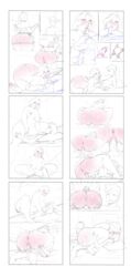 1girls ahe_gao ass assertive comic cowgirl_position cum cum_in_pussy cum_inside fellatio female_on_top femdom from_behind happy_sex huge_ass huge_breasts kissing larger_female legoman linda_roberts lingerie lipstick milf monochrome oral pussy_juice sketch sweat undressing yoga_milf