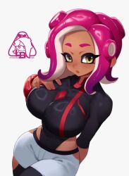 agent 8 (splatoon) from splatoon by little blood