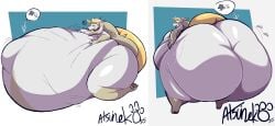 ass atsuinekowo bbm big_ass bubble_ass bubble_butt furry huge_ass hyper_ass overweight rumcha ssbbm tagme thick_thighs vore wide_hips