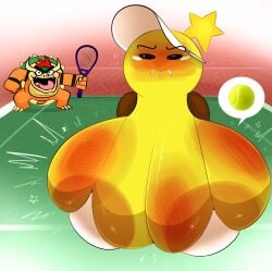 bowser from mario (series) by ota (artist)