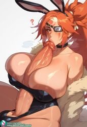 1futa 2025 ai_generated areola_slip areolae autofellatio autopaizuri baiken balls big_balls big_breasts big_penis blowjob blush breasts bunny_ears casual casual_autofellatio casual_autopaizuri casual_exposure child_bearing_hips eyepatch fellatio futa_only futanari guilty_gear huge_breasts huge_cock hung_futa hyper_breasts hyper_penis intersex looking_at_viewer musk musk_clouds nipple_bulge noonyx orange_hair paizuri paizuri_over_clothes penis ponytail red_eyes sweat sweatdrop sweating sweaty swimsuit tattoo thick_thighs unaware veiny_penis