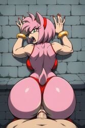 1boy1girl ai_generated alley alleyway amy_rose angry anthro big_ass female furry furry_female interspecies male male/female male_human/female_anthro male_penetrating male_penetrating_female penis penis_in_pussy penis_in_vagina pussy questionable_consent rapethewomb_(artist) red_bra red_thong red_underwear sega sonic_(series) sonic_the_hedgehog_(series) thong vagina vaginal vaginal_penetration vaginal_sex
