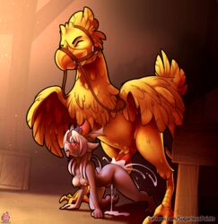 chocobo from final fantasy by sugarlesspaints