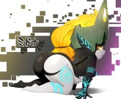 1girls 2018 ass bad_id bad_tumblr_id bad_twitter_id big_ass blue_nipples breasts female female_focus female_only glowing_tattoo helmet imp imp_midna large_ass long_hair looking_back midna nintendo nipples nude orange_eyes shortstack sideboob solo solo_female tattoo the_legend_of_zelda thehumancopier thick_thighs thighs twilight_princess yellow_sclera