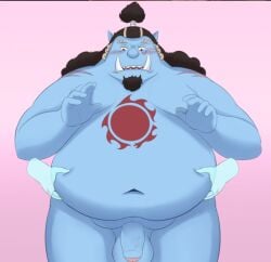 bara belly belly_grab chubby fat fishmen_(one_piece) jinbe male male_only one_piece overweight spark9702