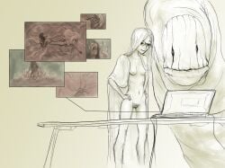 1girls eaten_then_fucked female human imminent_vore inside_creature internal_view interspecies looking_pleasured moaning moaning_in_pleasure monster monster_on_female orgasm_face original pleasure_face tagme tentacle tentacle_sex vore vorentacle