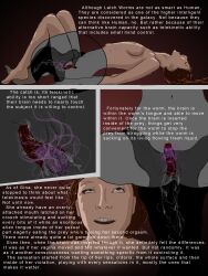 1girls alien comic cunnilingus female fucked_silly human interspecies looking_pleasured mind_control moaning moaning_in_pleasure monster monster_on_female orgasm_face original pleasure_face pussy tagme vaginal_penetration vorentacle worm x-ray