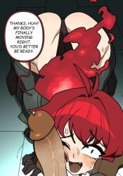 1boy 1girls headless junkzero post_oral