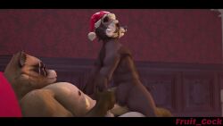 anal anthro biceps cum dialogue fruit_cock furry gay hajime_(fortnite) male/male male_only muscular_male nipples pecs reverse_cowgirl_position rufus_(fortnite) sound tagme triceps video yaoi