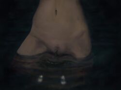 1girls female female_pubic_hair human interspecies monster monster_on_female original pubic_hair pussy tagme teasing tentacle vorentacle water