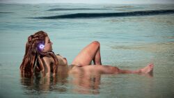 1girls 3d aloy completely_nude completely_nude_female faith103 female female_only horizon_forbidden_west nude nude_female pinup solo