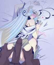 bed_sheet cookie_run cookie_run_kingdom dark-skinned_male doggy_style imminent_penetration nourishthorns sugarfly_cookie