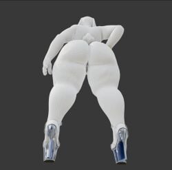 3d big_ass blender completely_nude_female down_angle goat_girl hand_on_chest high_heels milf pussy sligarthetiger toriel undertale