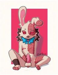 1boy anthro artist_request bowtie bunny_boy bunnysuit cum cum_on_face cum_on_self femboy five_nights_at_freddy's five_nights_at_freddy's:_security_breach furry furry_only male mastectomy_scar masturbation patchwork_creature quinn_(quinnamon) quinnamon quinnamon_(youtuber) rule_63 solo solo_male tagme vanny_(fnaf) youtube youtuber