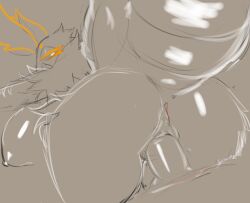 1boy 1girls antennae_(anatomy) anus areolae arthropod arthropod_abdomen artlegionary ass avarice_(artlegionary) black_eyes breasts da_big_roach_(artlegionary) erection huge_breasts insects large_ass large_breasts large_penis looking_back moth nipples penis puffy_nipples sex sketch straight thick_penis thick_thighs thighs vagina vaginal_penetration