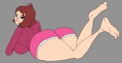 1girls asian_female ass big_breasts female_only gorillaz japanese noodle_(cracker_island) noodle_(gorillaz) short_hair shorts