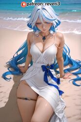 1girl ai ai_art ai_generated armpit armpit_crease armpit_fetish armpits artificial_intelligence bangs bbw belly big_boobs big_breast big_breasts big_tits big_titties blue_eyes braless eyelashes female furina_(genshin_impact) genshin_impact grey_hair hoyoverse long_hair looking_at_viewer no_bra outdoors public public_indecency reveri3 sideboob sidelocks silver_hair sitting solo thick_arms vaginal_penetration white_eyes white_hair