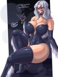 black cat (marvel) from marvel by deigart