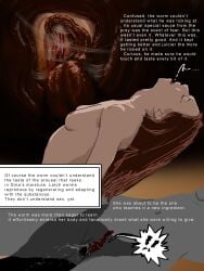 1girls alien comic cunnilingus female human interspecies looking_pleasured monster monster_on_female original pleasure_face pussy tagme vorentacle worm