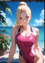 1girls 2d ai_generated areolae big_breasts bikini bikini_bottom bikini_top blonde_female blonde_hair boruto:_naruto_next_generations chest curvy curvy_figure cute cute_face detailed eyelashes eyeshadow female female_only fit fit_female focus hair high_quality ino_yamanaka large_breasts legs light-skinned_female light_skin lips lipstick long_hair makeup mascara naruto naruto_(series) naruto_shippuden nero100 outdoors outside pale-skinned_female pale_skin perky_breasts ponytial posing seductive seductive_look stable_diffusion swimsuit swimwear tagme thighs thin_waist