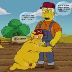red barclay from the simpsons by harzu