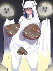 47_hard female female_only ghost halloween_costume one_piece sheet_ghost ulti_(one_piece)