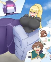 darkness (konosuba) from kono subarashii sekai ni shukufuku wo! by hitama