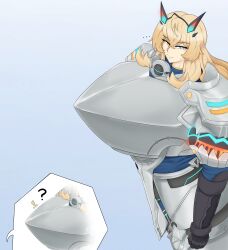 1girls barghest_(gawain)_(fate) breast_expansion breasts comic fate/grand_order fate_(series) female hitama textless