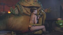 jabba the hutt from return of the jedi by alexbridger