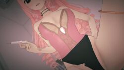 1boy1girl 3am 3d 3d_animation animated breasts clothed_sex drugged_sex erect_nipples female forced harada_(harada4780) koikatsu leotard male medium_breasts olivia_monroe pink_hair pussy reverse_rape sedated shocked_expression sleep_molestation syringe tagme unconscious vaginal_penetration video virtual_youtuber waking_up