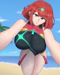 pyra from xenoblade (series) by hitama