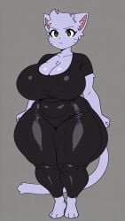 ai_generated animal_ears animal_tail anthro anthro_female anthro_focus anthro_only big_breasts bottom_heavy breasts cat_ears cat_girl cat_tail catgirl cleavage curvy curvy_body curvy_female curvy_figure fat_thighs feline feline_ears feline_tail female female_anthro female_only furry furry_female furry_only green_eyes huge_breasts huge_thighs juicy_thighs katzun lavender_fur lavender_hair leggings plump_thighs purple_fur purple_hair seaart.ai shirt short_sleeves simple_background skin_tight_clothes skin_tight_clothing skin_tight_pants skintight_clothes skintight_clothing slim_waist smash solo solo_anthro solo_female tagme thick_thighs tight_clothes tight_clothing tight_pants voluptuous voluptuous_anthro voluptuous_female wide_hips youtube youtube_avatar youtuber youtuber_girl
