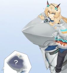 1girls barghest_(gawain)_(fate) breast_expansion breasts comic fate/grand_order fate_(series) female hitama textless
