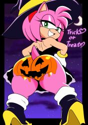 amy rose from halloween by furry funnychan