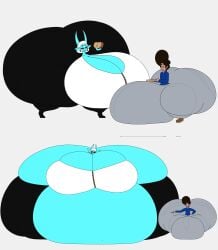 bbw big_breasts big_penis blob breasts cleavage female huge_breasts huge_cock hyper hyper_ass hyper_balls hyper_belly hyper_breasts hyper_butt hyper_genitalia hyper_hips hyper_penis hyper_testicles hyper_thighs justin_(user3345) male overweight penis ssbbw tagme thick_thighs user3345 weight_gain wide_hips