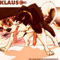 2003 balto_(film) canine dog feral furry klaus_doberman male male_only mammal solo steele tagme