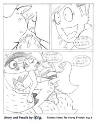 bloo cartoon_network comic dis eduardo_(fhfif) female foster's_home_for_imaginary_friends frankie_foster human male straight