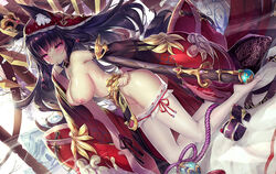 1girls animal_ears dk_senie nude_female solo_female tagme weapon