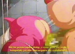 1boy1girl 1girl 1girls 2d 2d_(artwork) 2d_animation 2d_artwork amy_rose anal_juice anal_juice_trail angelauxes animated anthro anus_juice anus_juice_trail big_belly dr._eggman dr_eggman fat fur gif penetration pink_body pink_fur pink_skin pussy_juice sonic_(series) sonic_the_hedgehog_(series) sweat sweaty_anus tagme thong video_games