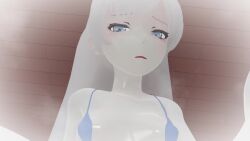 1girls 3d 720p animated blue_eyes cunnilingus infected_heart looking_at_viewer pale-skinned_female pale_skin pleasure_face pov pov_cunnilingus rwby sauna small_breasts sound tagme taker_pov video watermark weiss_schnee white_hair