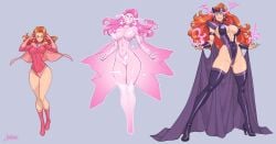 abs athletic athletic_female atom_eve big_breasts breasts cape curvaceous curvaceous_body curvaceous_female curvaceous_figure curvaceous_hips curvy curvy_body curvy_female curvy_figure curvy_hips enlargement female female_focus female_only heroine invincible invincible_(comics) invincible_(tv_series) leotard muscular muscular_female shardanic superheroine supervillainess thick_thighs thighs transformation villainess