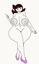 1girls big_breasts big_nipples big_thighs breasts breasts_bigger_than_head busty curvy edit edited enormous_breasts enormous_nipples enormous_thighs female female_only footwear footwear_only heels heels_only huge_breasts huge_nipples huge_thighs jaiden jaiden_animations jaiden_dittfach jaidenanimations large_breasts large_nipples large_thighs light-skinned_female light_skin massive_breasts massive_nipples massive_thighs matospectoru naked naked_footwear nude purple_heels real_person solo thick thick_hips thick_thighs thighs_bigger_than_head white_background wide_hips youtube youtuber
