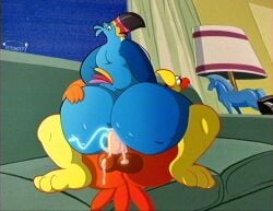 3_toes anthro anus ass avian balls big_balls big_butt big_penis bird bodily_fluids cellulite cocoa_puffs cowgirl_position cuculiform duo feet from_front_position froot_loops general_mills genital_fluids genitals hand_on_butt hi_res huge_butt humanoid kellogg's looking_back male male/male mascot on_bottom on_top overweight penis possbooty precum precum_on_balls precum_on_penis precum_string sex slightly_chubby sonny_the_cuckoo_bird toes toucan toucan_sam