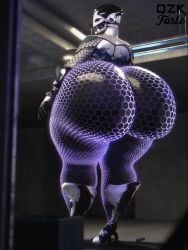 ada-1 ass ass_bigger_than_head big_ass big_belly big_breasts big_thighs breasts destiny_(game) destiny_2 exo_(destiny) female female_only huge_ass huge_belly pink_eyes qzk_forte round_belly tall tall_girl weight_gain