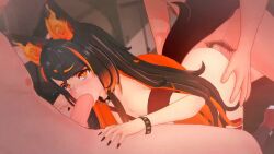1girl2boys 1girls 2boys 2boys1girl 3d 3d_(artwork) 3d_animation animated anon anonymous_male ass audio backshots big_ass big_breasts big_thighs black_nail_polish black_nails blowjob blush breasts brown_hair collar crying crying_while_penetrated crying_with_eyes_open doggy_style doggy_style_blowjob fellatio female fire fox fox_ears fox_girl fox_tail gamersupps hellhound hentaudio indie_virtual_youtuber long_hair loop makeup male moaning_on_cock mp4 open_mouth orange_eyes orange_hair penetration penis penis_in_pussy red_eyes sex sex_from_behind sinder_(vtuber) sloppy sloppy_blowjob sound sound_edit sound_effects spiked_collar spikes succuainivoice sucking sucking_penis tagme tail tears tears_of_desperation thick_thighs thighs threesome twitch two_tone_hair video virtual_youtuber voice voice_acted vtuber vtuber_persona vtuberfanart wataamage wet_pussy wolf wolf_ears wolf_girl wolf_tail
