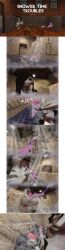 goat shower comic furry micro_on_macro taking_advantage soap vrchat malicious_intent short_comic