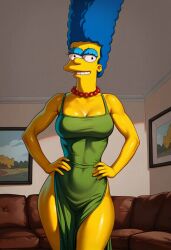 1girls ai_generated animated blue_hair civitai curvy curvy_ass curvy_body curvy_female curvy_figure curvy_hips curvy_thighs female female_focus female_only gif kirillai marge_simpson solo solo_female solo_focus tagme the_simpsons thick thick_ass thick_hips thick_legs thick_thighs yellow_body