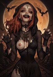 1girls ai_generated blood blood_on_face breasts capcom cemetery civitai daniela_(resident_evil) dark_fantasy erect_nipples ethereal_aura female female_focus female_only goth goth_girl gothic graveyard grey_skin horror horror_(theme) hylian_r34 long_hair looking_at_viewer moriimee_(style) mosquito_bites one_breast_out orange_hair perky_nipples petite petite_body petite_breasts petite_female pov red_hair resident_evil resident_evil_8 resident_evil_8:_village sadistic sadistic_girl small_breasts tagme young young_female young_looking_female young_woman